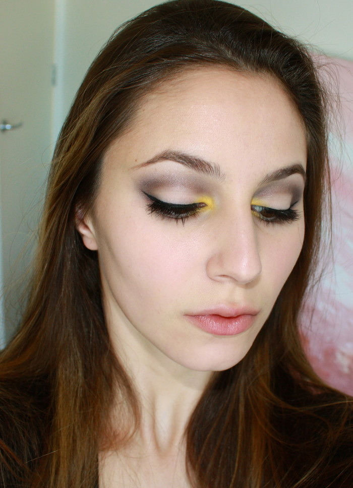 Yellow Eyeshadow Tutorial Shameless Fripperies