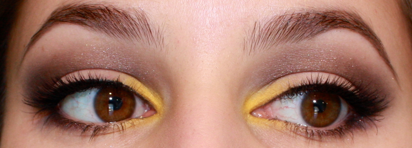 Yellow Eyeshadow Tutorial Shameless Fripperies