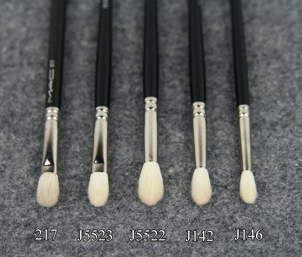 Hakuhodo Crease Brush Reviews – J5523, J5522, J142, J146