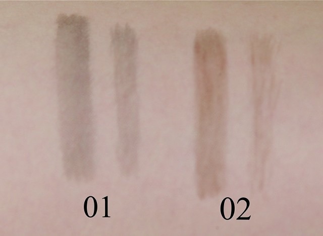 SUQQU Liquid Brow Pen – A review & shade comparison