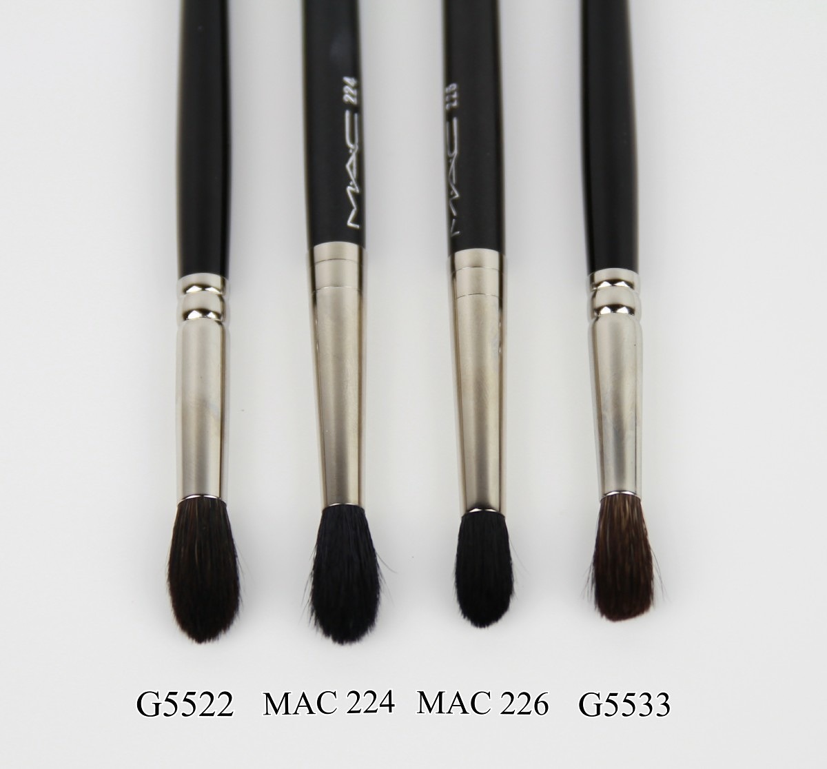 Hakuhodo Crease Brush Reviews G5522 & G5533 + Top Three