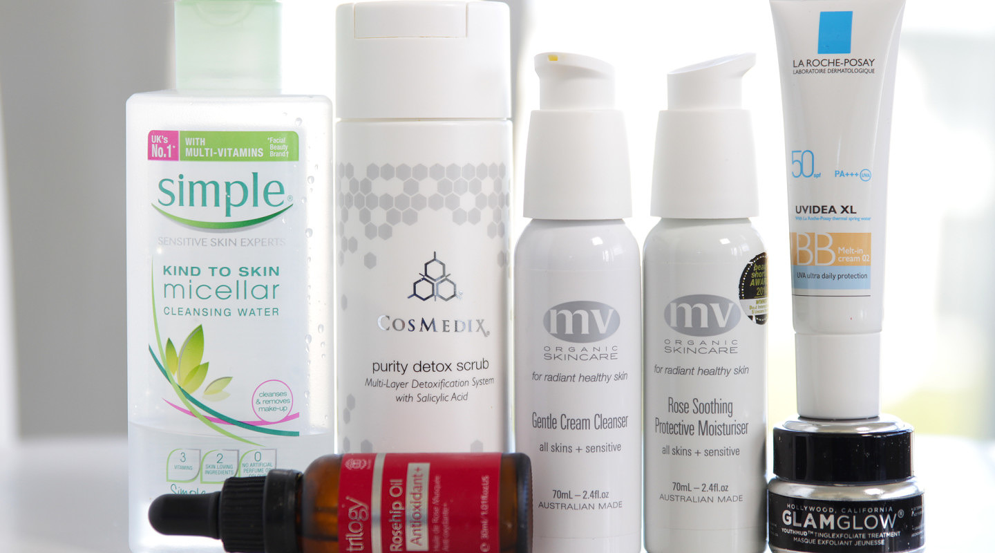 What’s in my travel skincare bag?