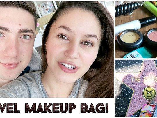 LA Vlog + What’s in my travel makeup bag!